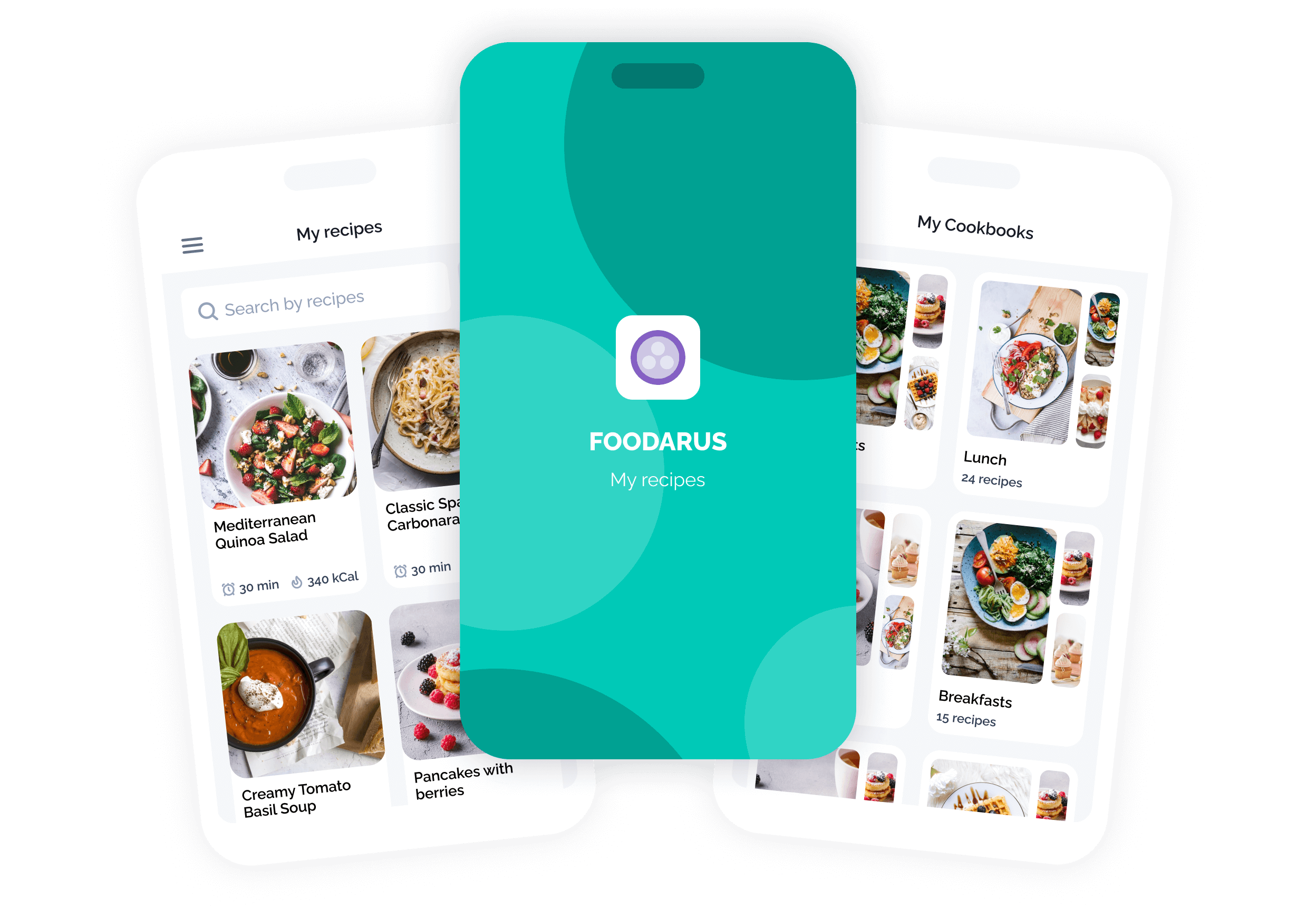 Foodarus screens